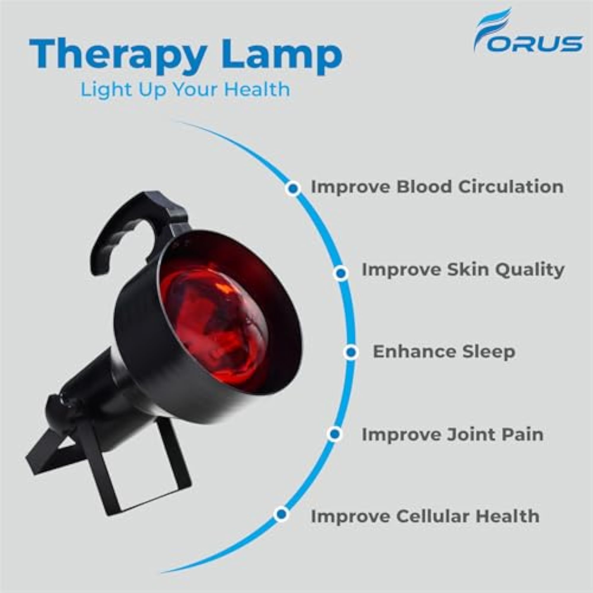 Infrared Heat Therapy Lamp for Pain Relief